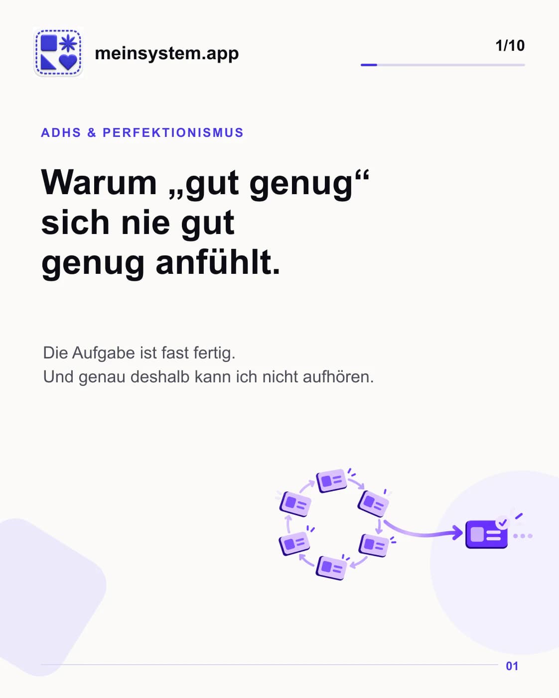 ADHS und Perfektionismus: Warum gut genug sich nie gut genug anfühlt