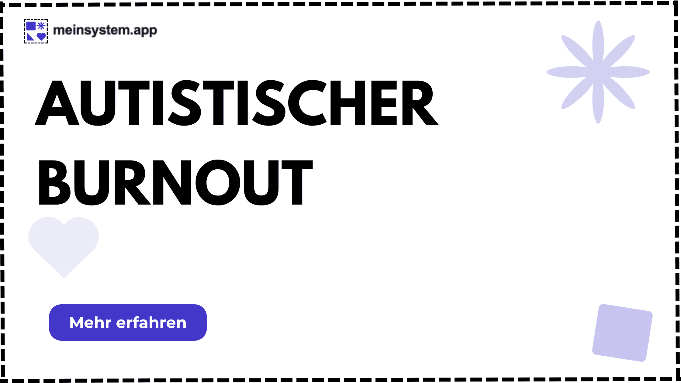 Autistischer Burnout. Wie ich gelernt habe, die Warnsignale früher ernst zu nehmen