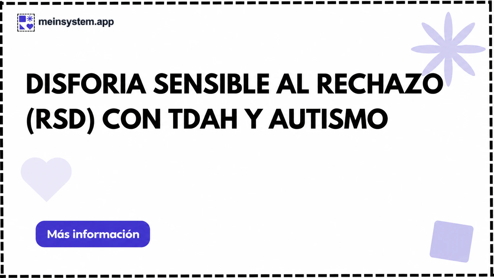 Disforia sensible al rechazo: por qué la crítica me golpea tan fuerte