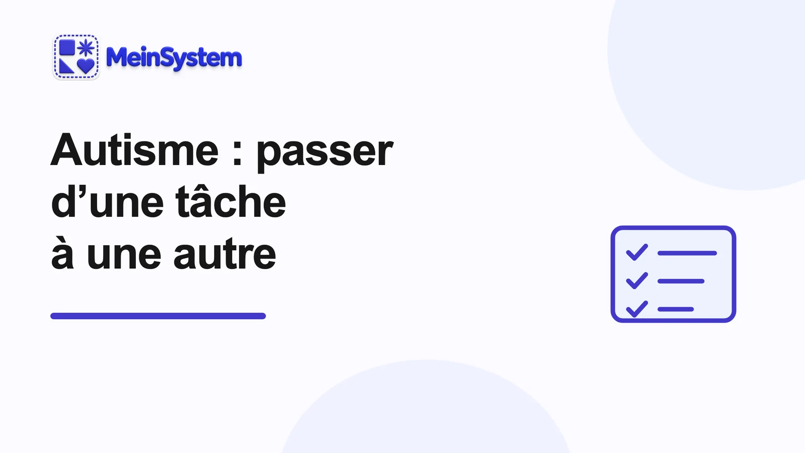 Changer de tâche avec l’autisme : pourquoi passer d’une chose à une autre est si difficile