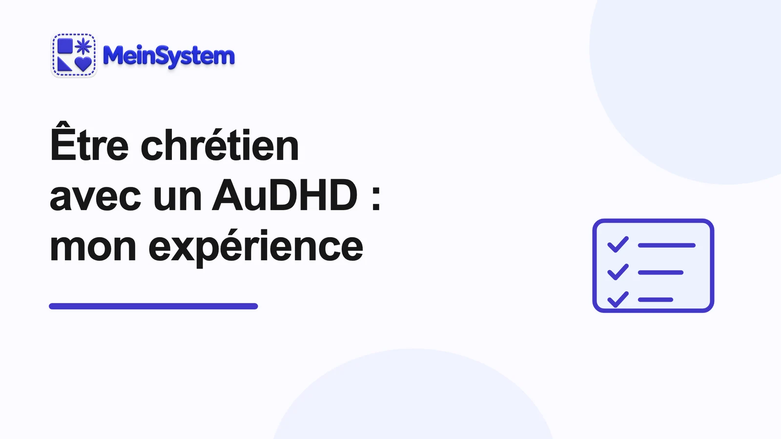 Être chrétien avec un AuDHD : pourquoi tu n’es pas un mauvais chrétien