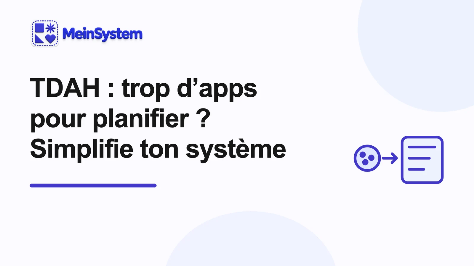Quand trop d’applications de planification deviennent une tâche avec un TDAH