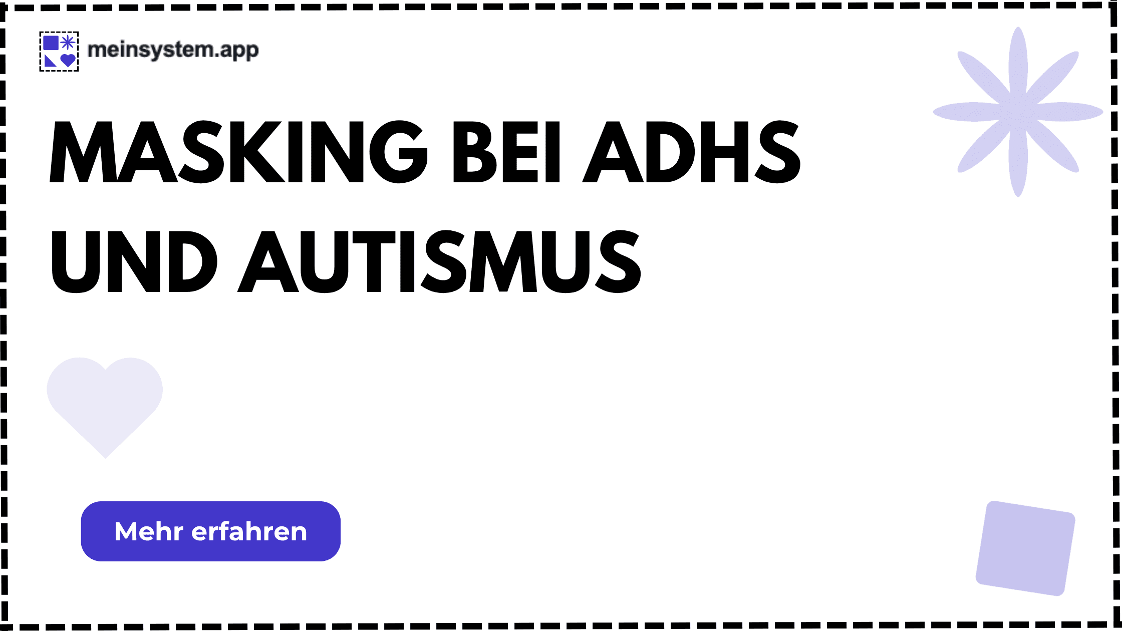 Masking mit AuDHS: Wenn du den ganzen Tag eine Rolle spielst