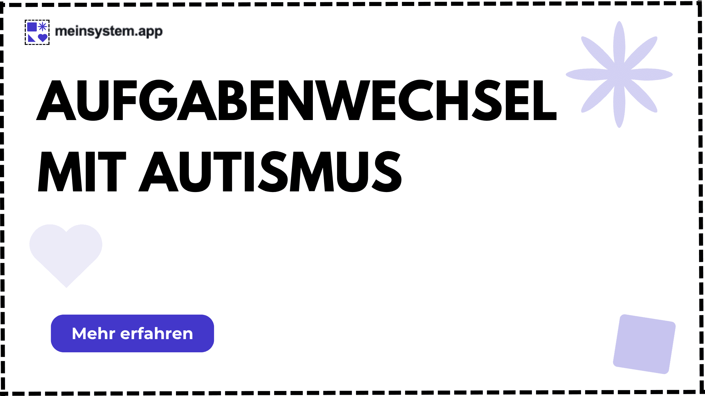 Aufgabenwechsel mit Autismus. Warum der Sprung von einer Sache zur nächsten so schwerfällt