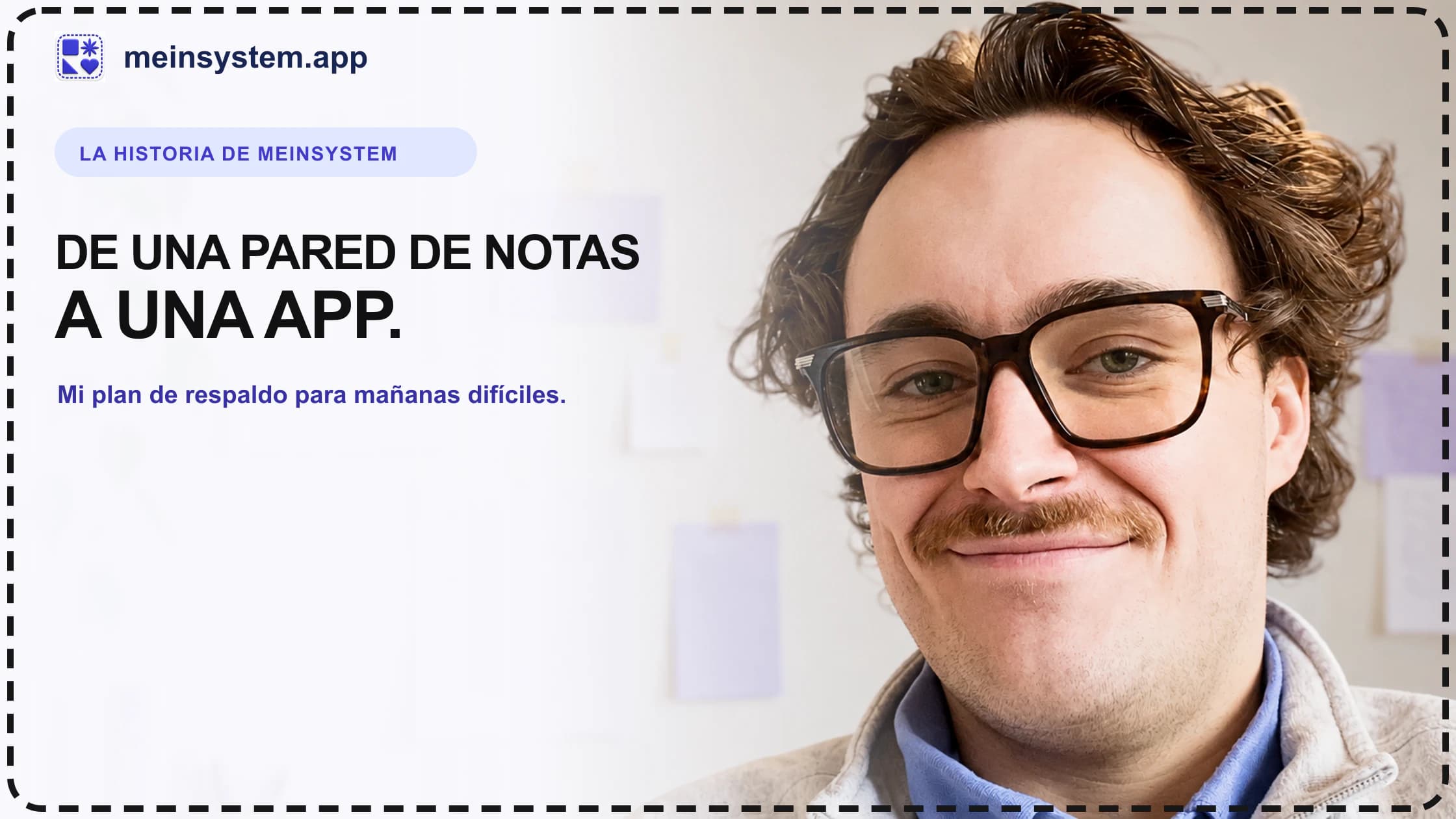 Por qué creé meinsystem: de una pared de notas a una app