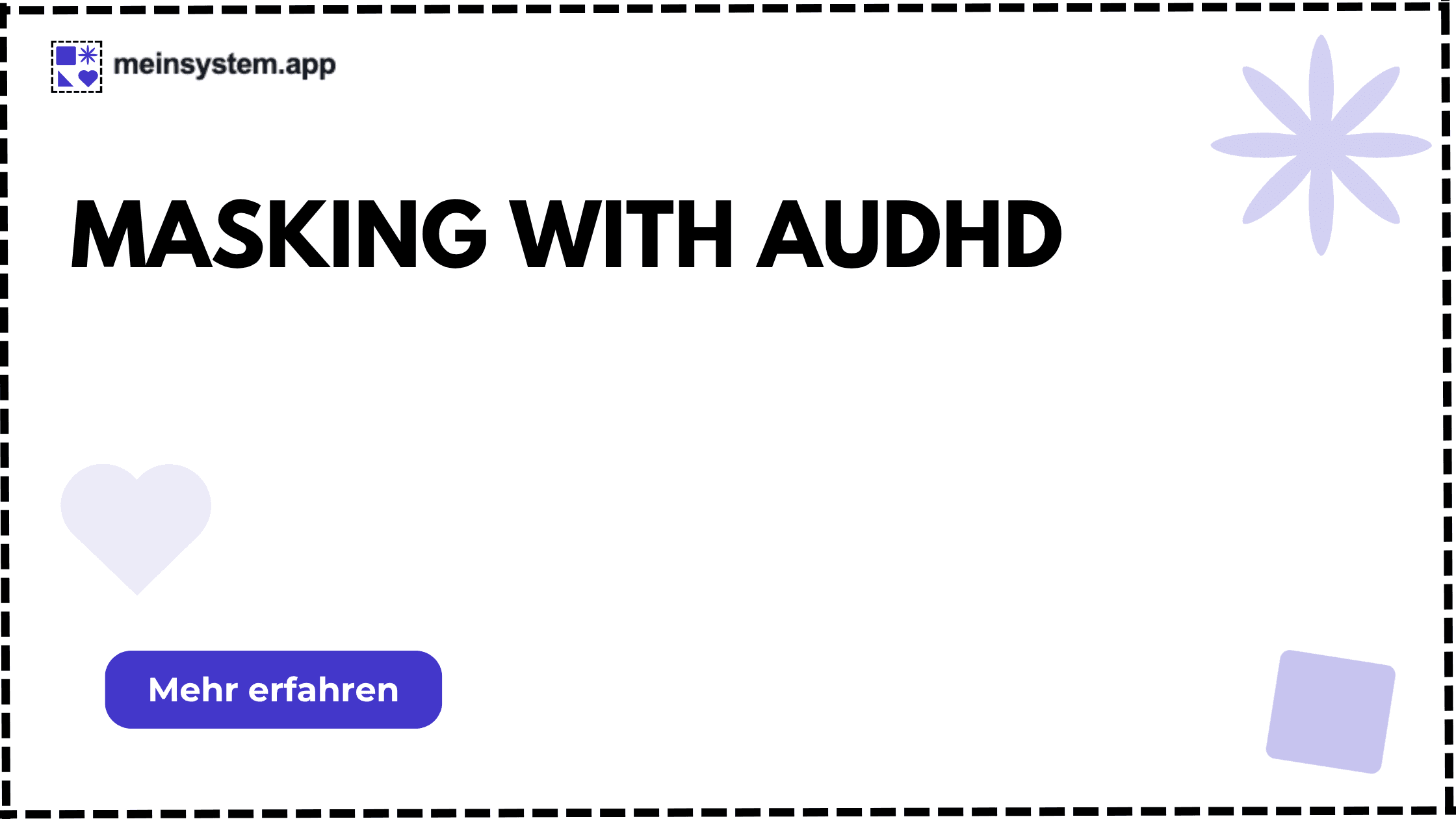 Masking with AuDHD: when you play a role all day