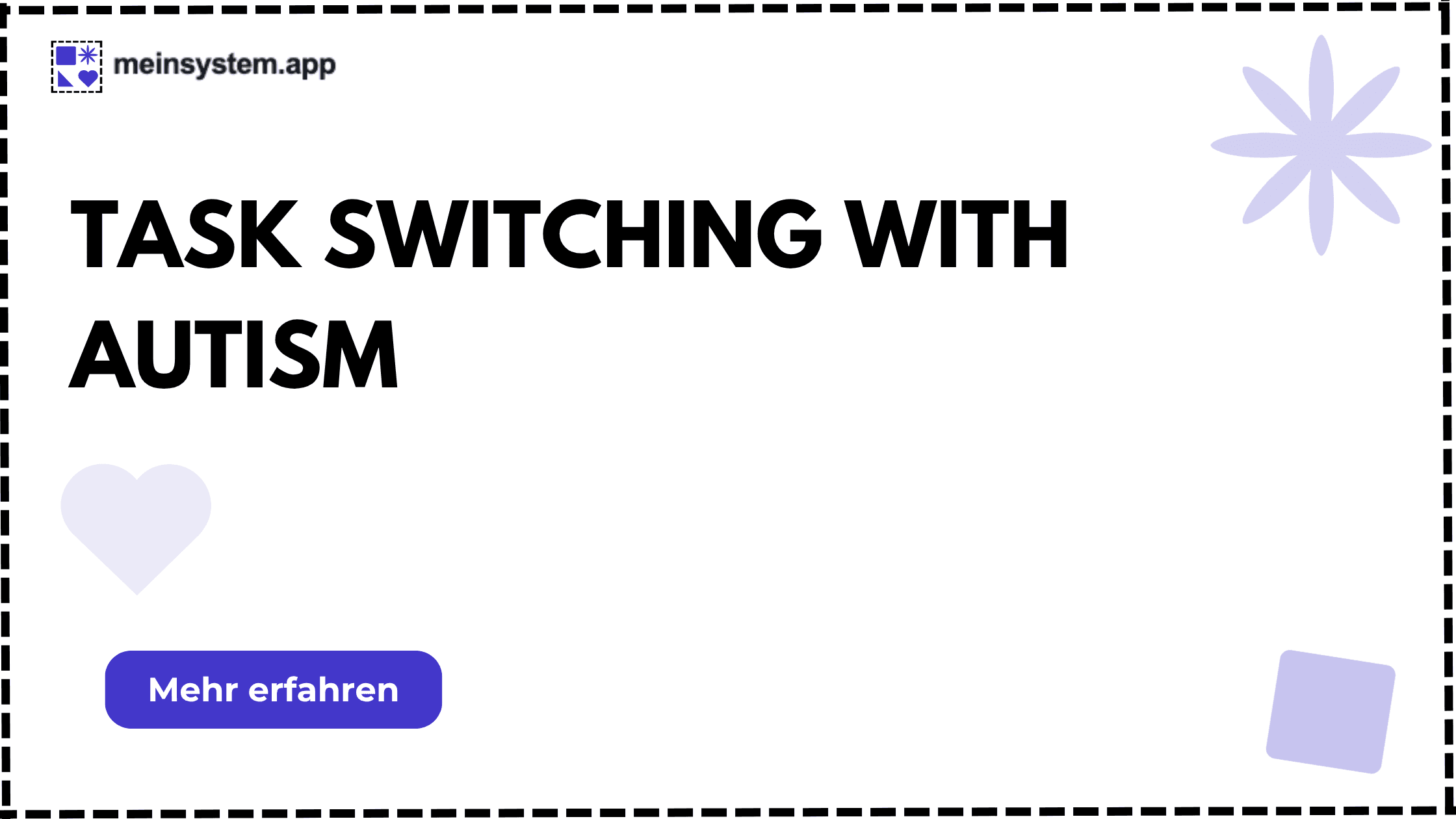 Task switching with autism – why moving from one thing to the next is so hard
