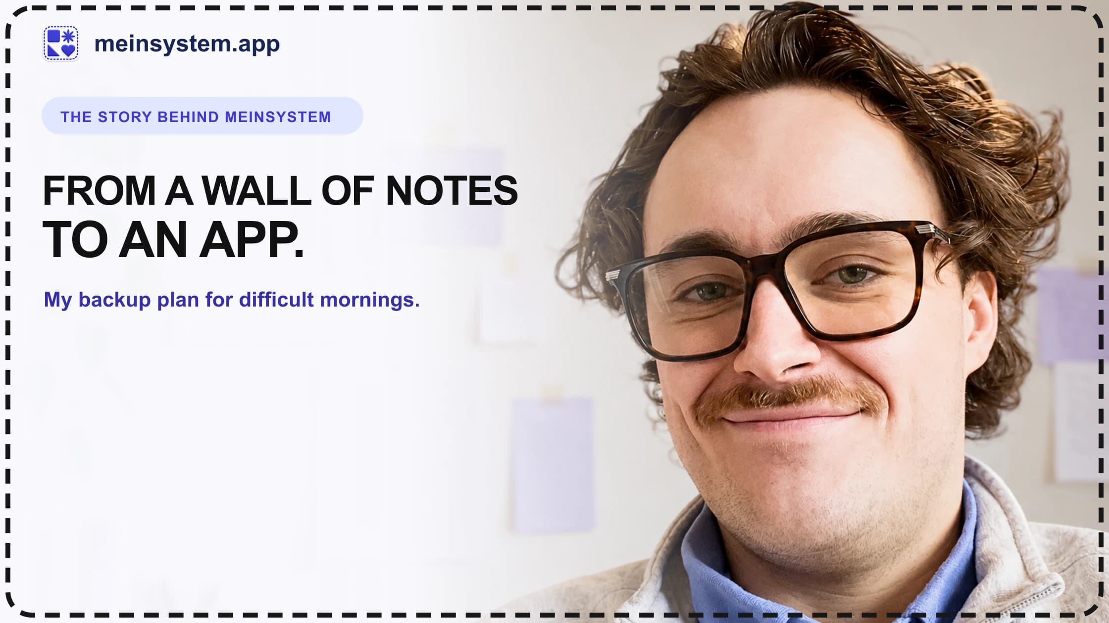 Why I Built meinsystem: From a Wall of Notes to an App