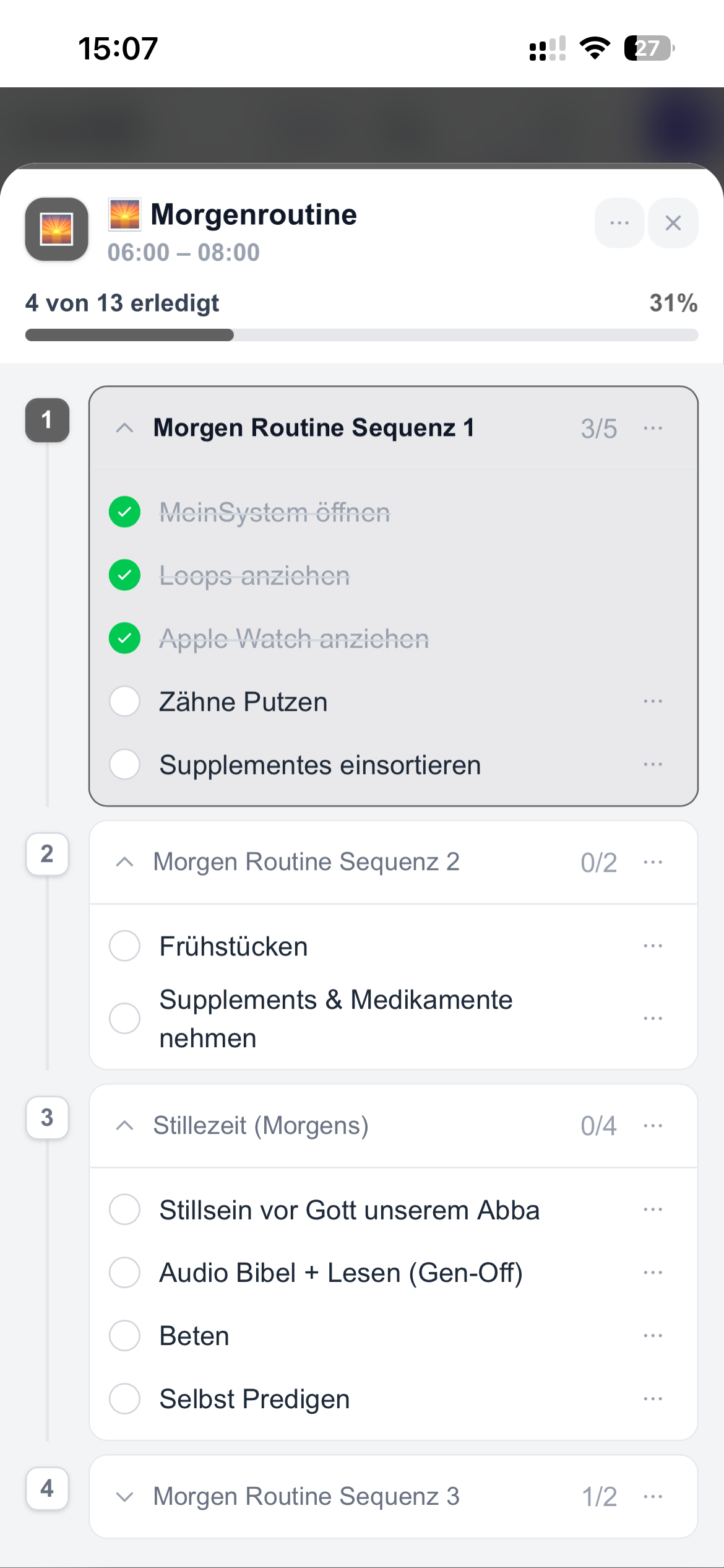 Tagesstruktur der AuDHS App meinsystem.app